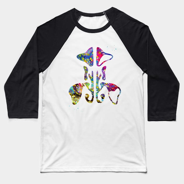 Paranasal Sinus Baseball T-Shirt by erzebeth